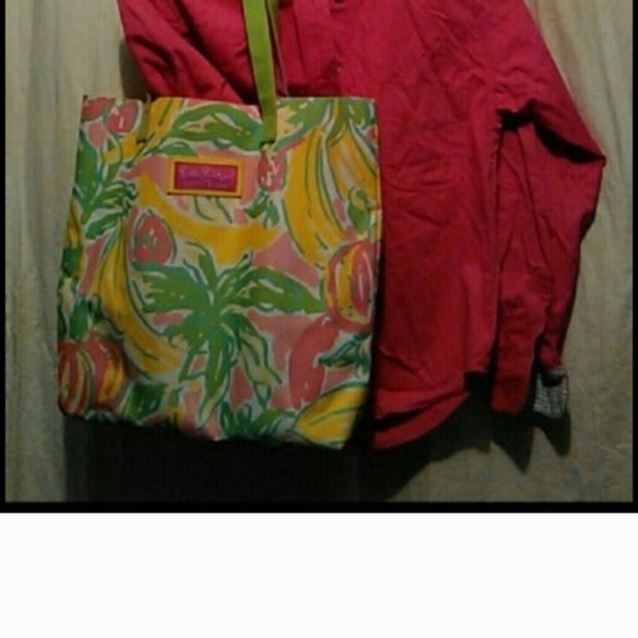 Lilly Pulitzer Handbags - Lilly Pulitzer Multicolor Floral Tote - Pink, Yellow, Green